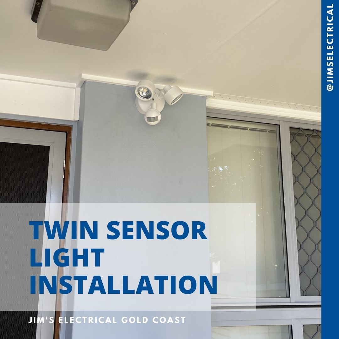 Twin Sensor Light Installation